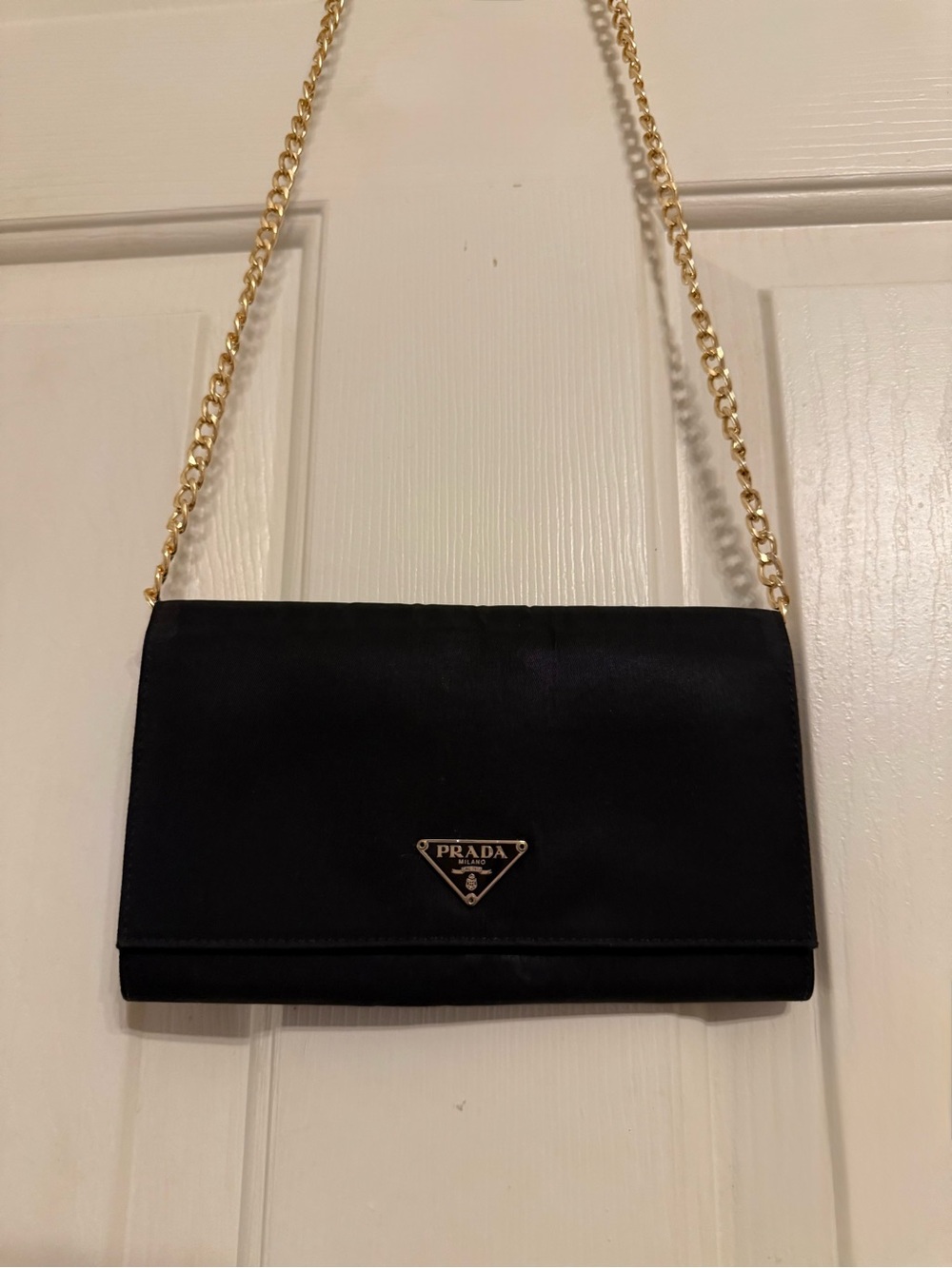 Prada Black Nylon Wallet w/ Prada Box